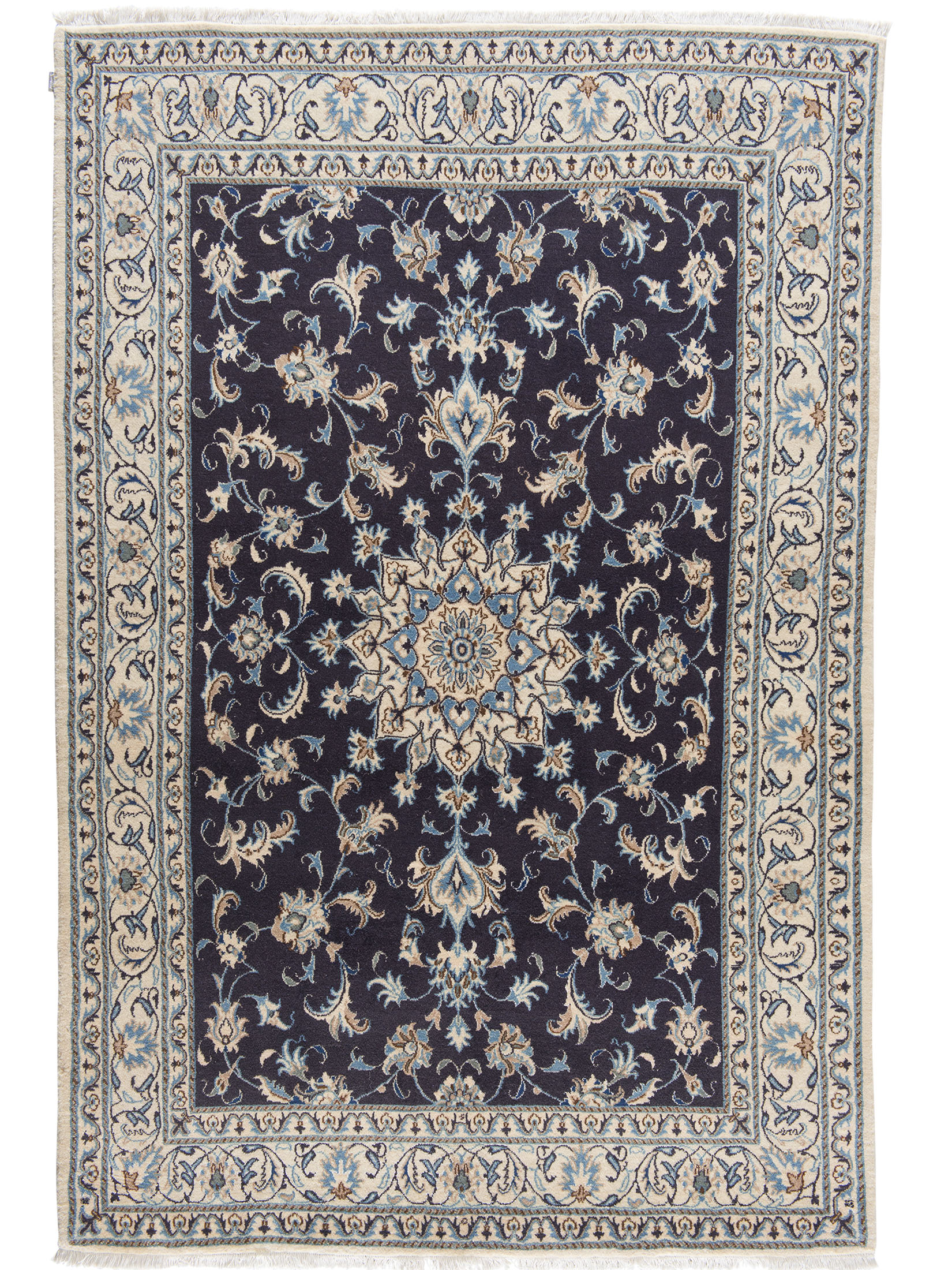 Kaschmar Nain 12 Lah ca. 175 x 258 cm, Unikat / Einzelstück