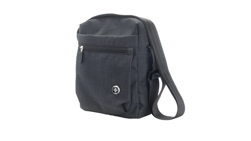 SWISSDIGITAL City Bag Umhängetasche schwarz