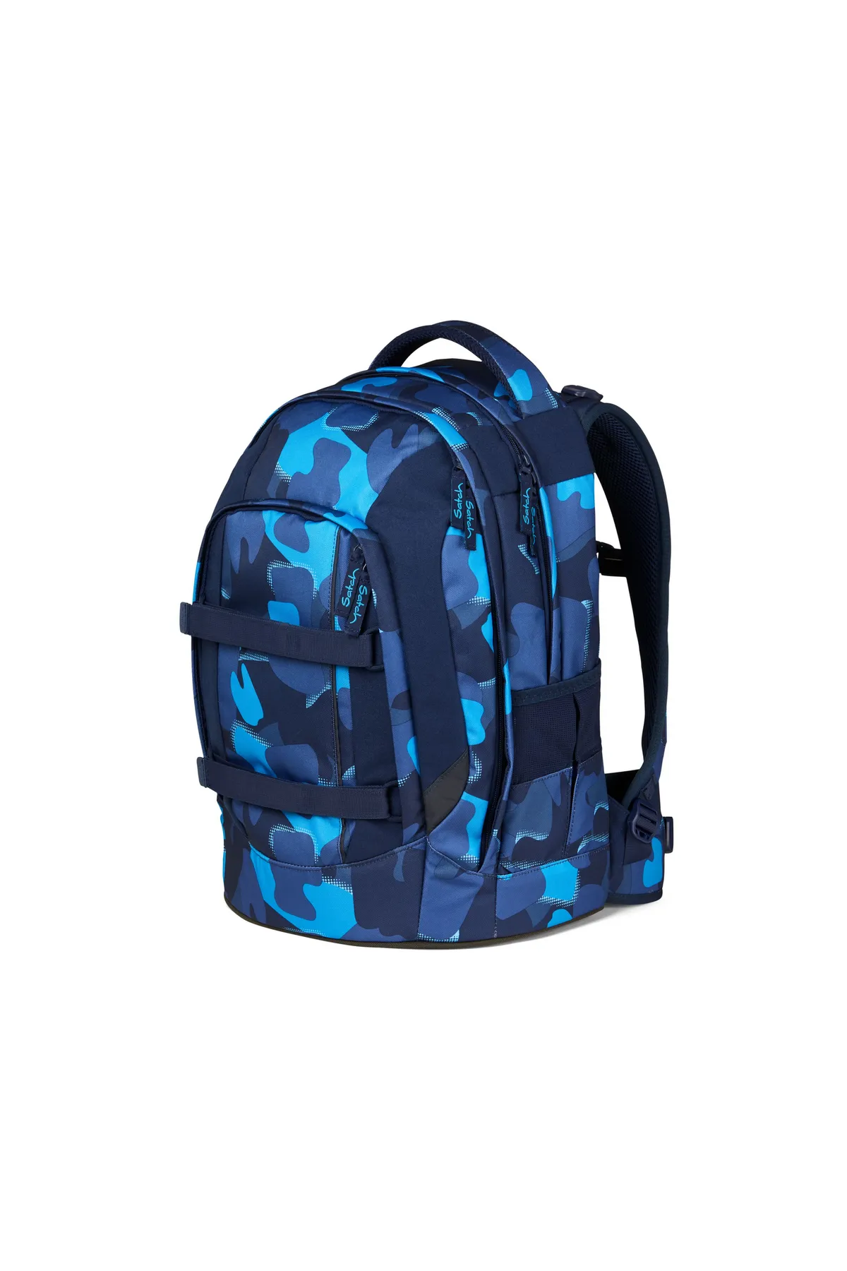 satch  Schulrucksack - Blau - Unifarben
