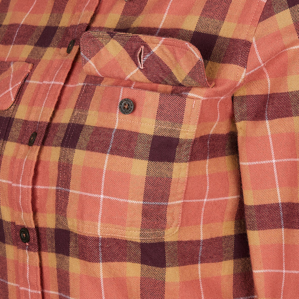 W' S L/S ORGANIC COTTON MW FJORD FLANNEL SHIRT Damen - Outdoor Bluse