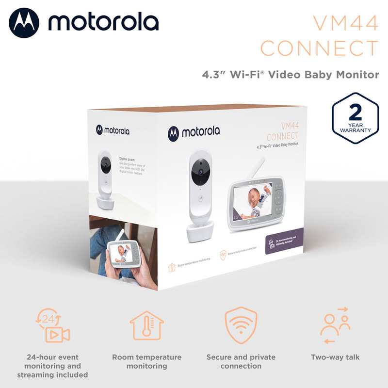 Babyphone vidéo VM44 Motorola