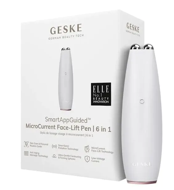 Συσκευή λίφτινγκ προσώπου Geske MicroCurrent 6 σε 1 με μικρορεύματα Starlight