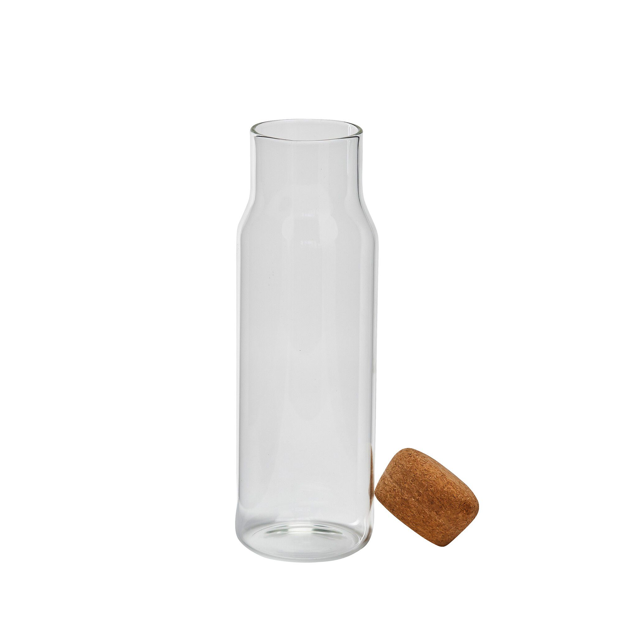 Carafe en verre, bouchon liège