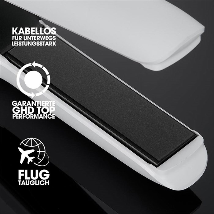 Unplugged Straightener weiss
