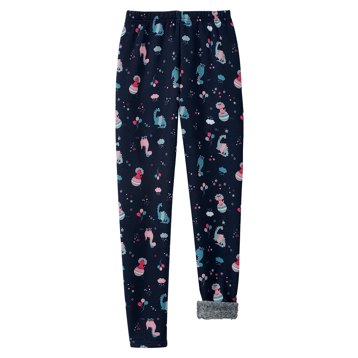 Mädchen Thermo-Leggings mit Dino-Print