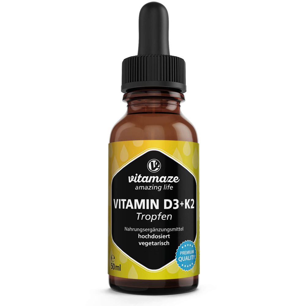 VITAMIN D3 K2 1000 I.E./10 μg Tropfen hochdosiert