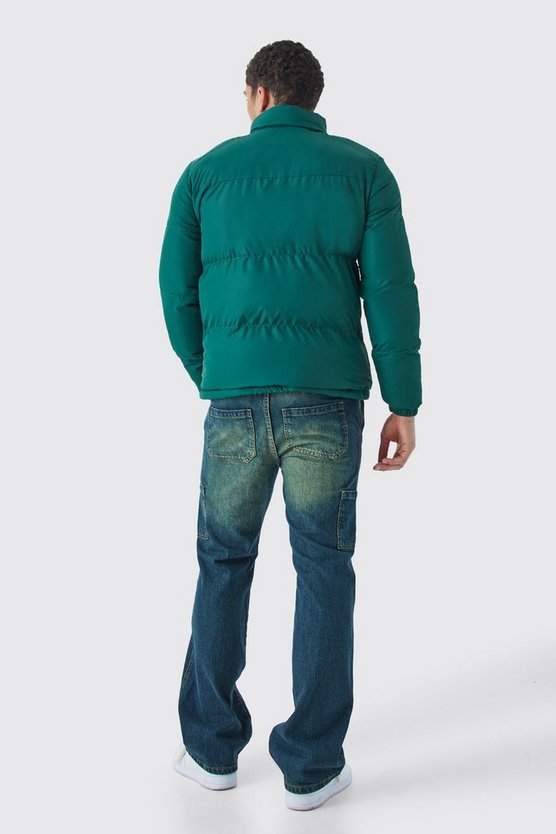 Steppjacke mit Trichterkragen