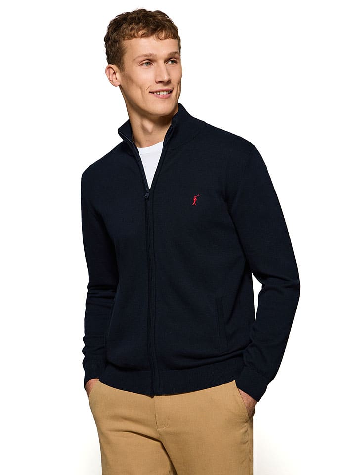 Polo Club Cardigan in Dunkelblau günstig kaufen