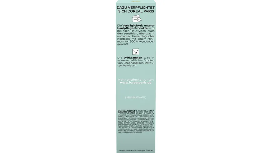 L'Oréal Paris Hydra Genius Aloe Aqua Feuchtigkeitsfluid sensible Haut 70 ml