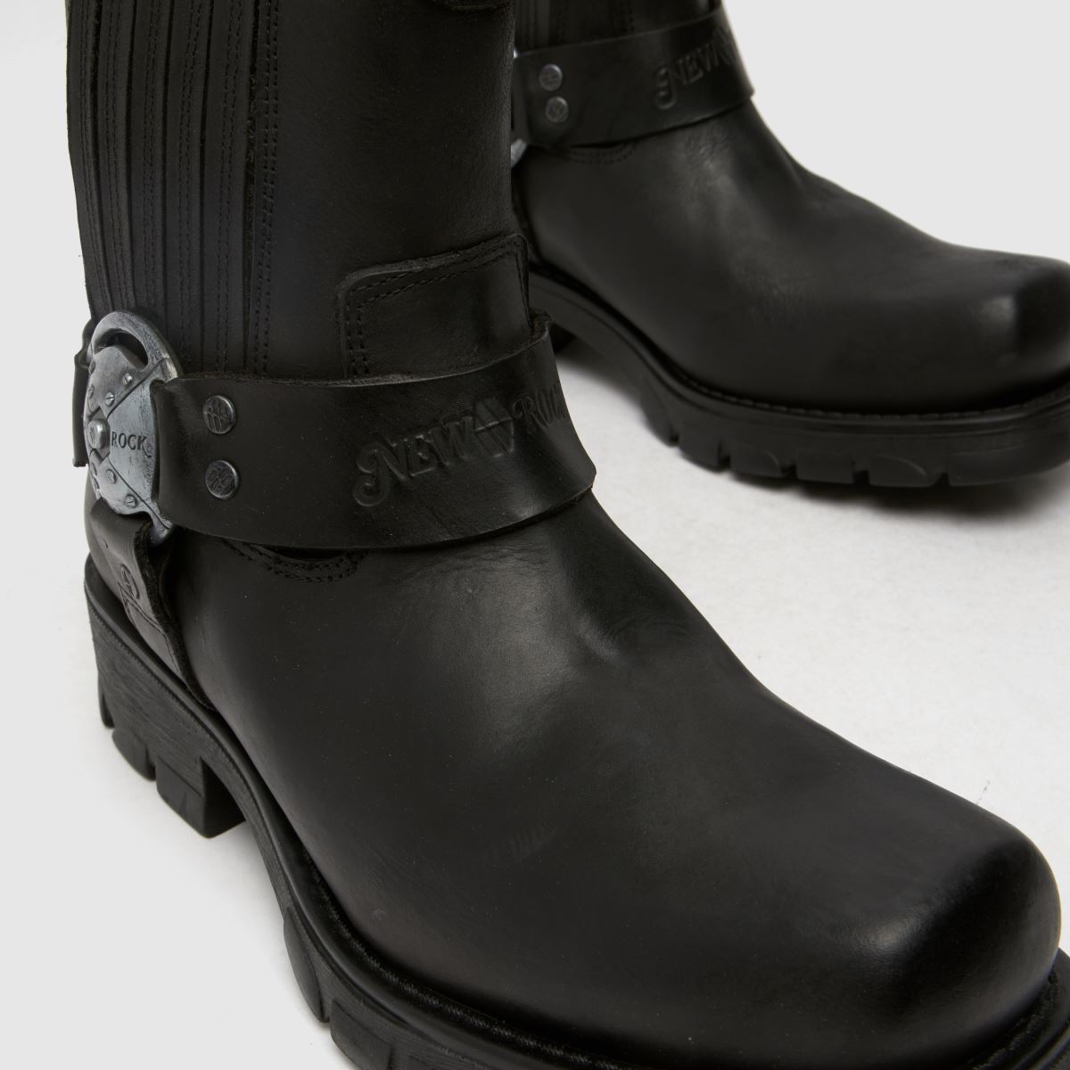 NEW ROCK – Svarta låga bikerboots