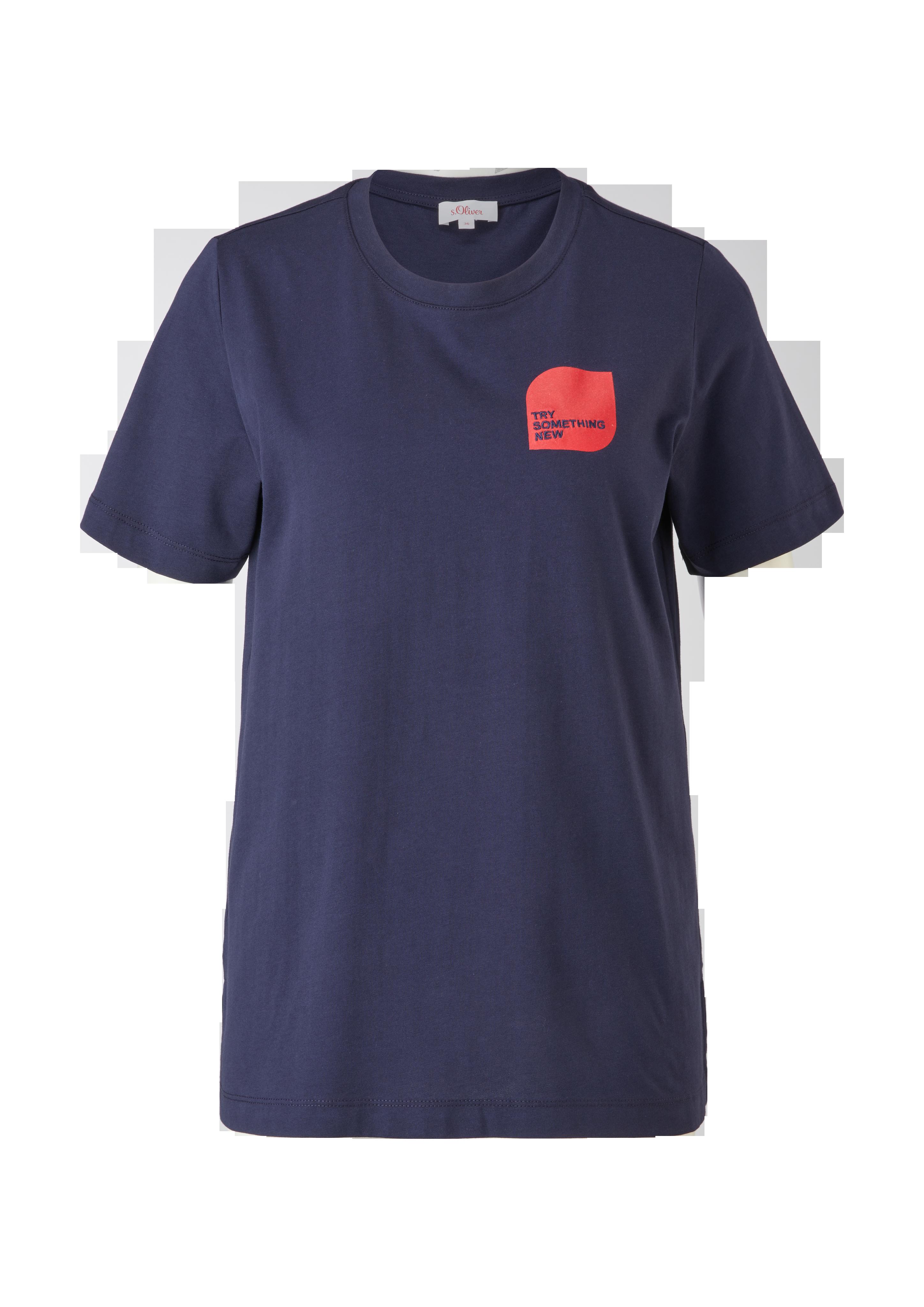 Lockeres Jerseyshirt mit Print  2125238-59D1