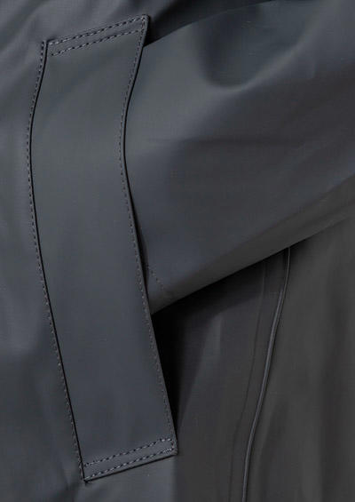 STUTTERHEIM, Regenmantel, PVC wasserdicht, grau