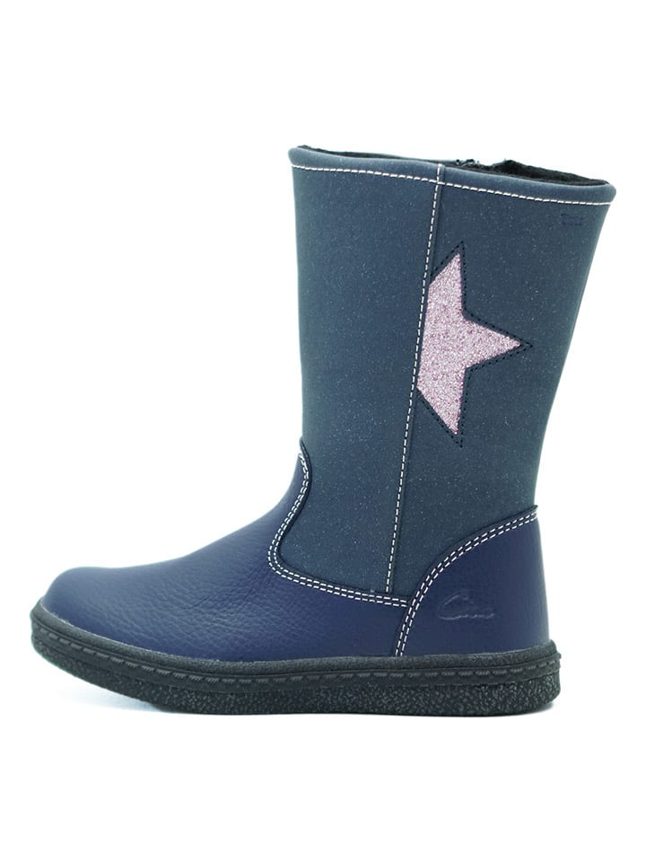 Ciao Leder-Stiefel in Blau günstig kaufen