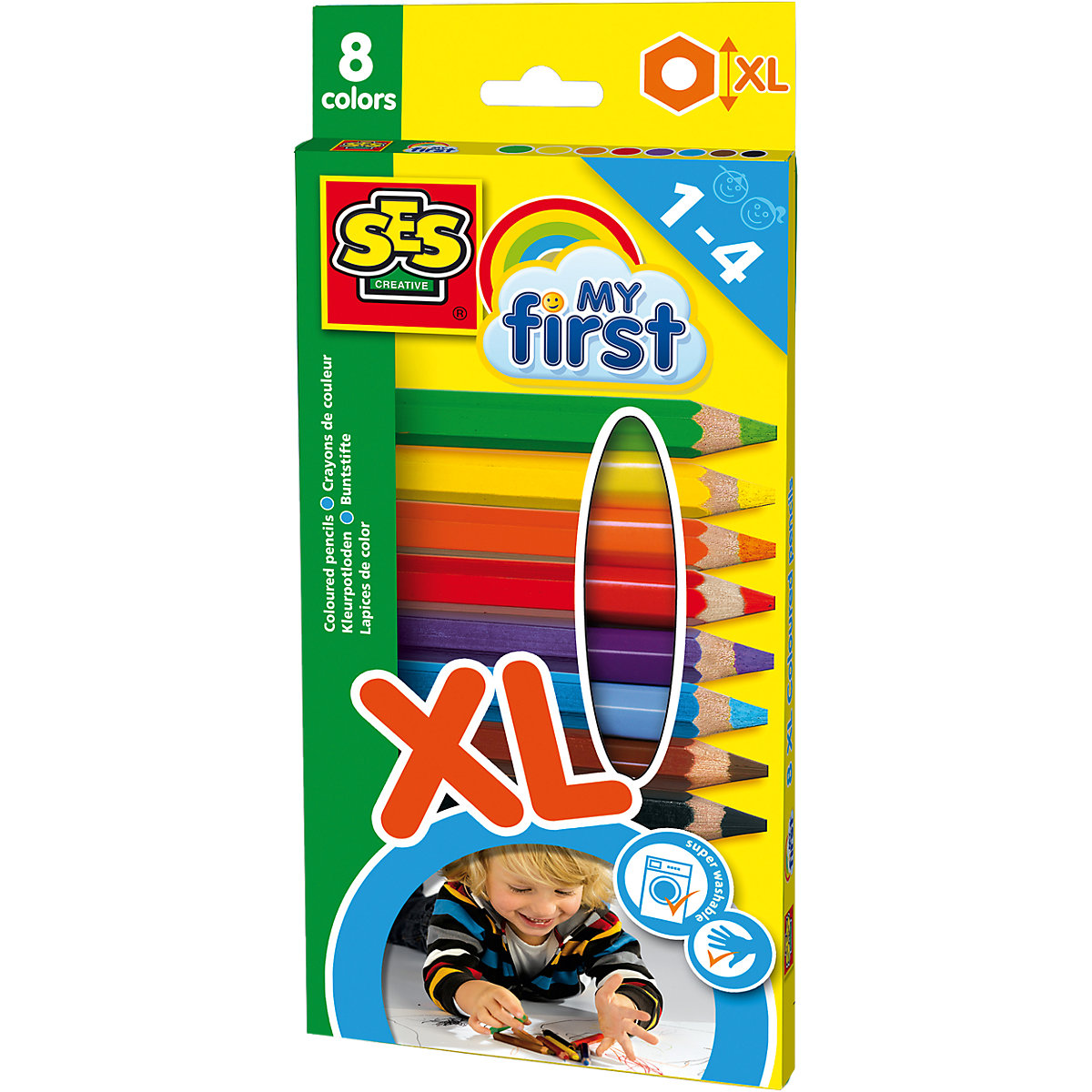 My first - Buntstifte XL, 8 Farben