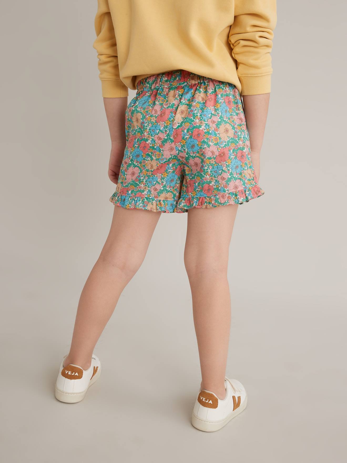 Short Fille en tissu Liberty Meadow Song CYRILLUS liberty meadow song (vert)