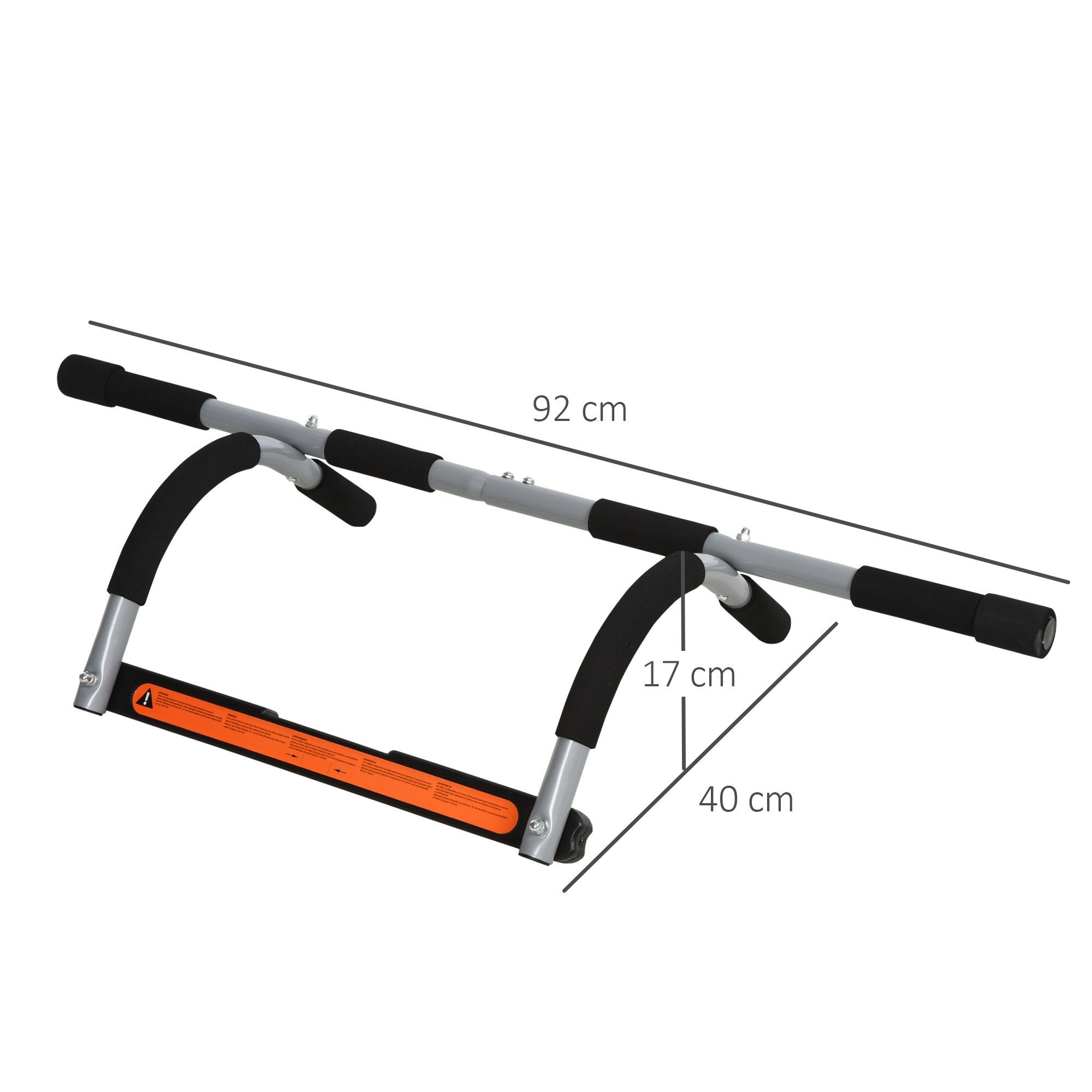 HOMCOM Heimtrainer Klimmzugstange für den Türrahmen