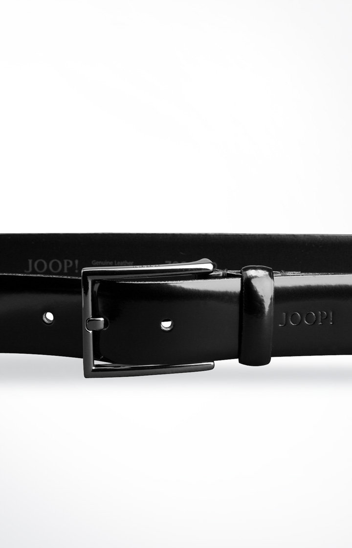 Ledergürtel in Schwarz