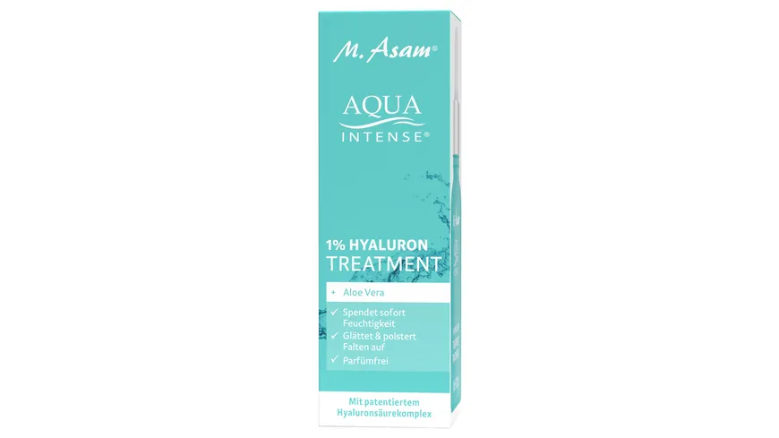 M. Asam® AQUA INTENSE 1% Hyaluron Treatment 30 ml