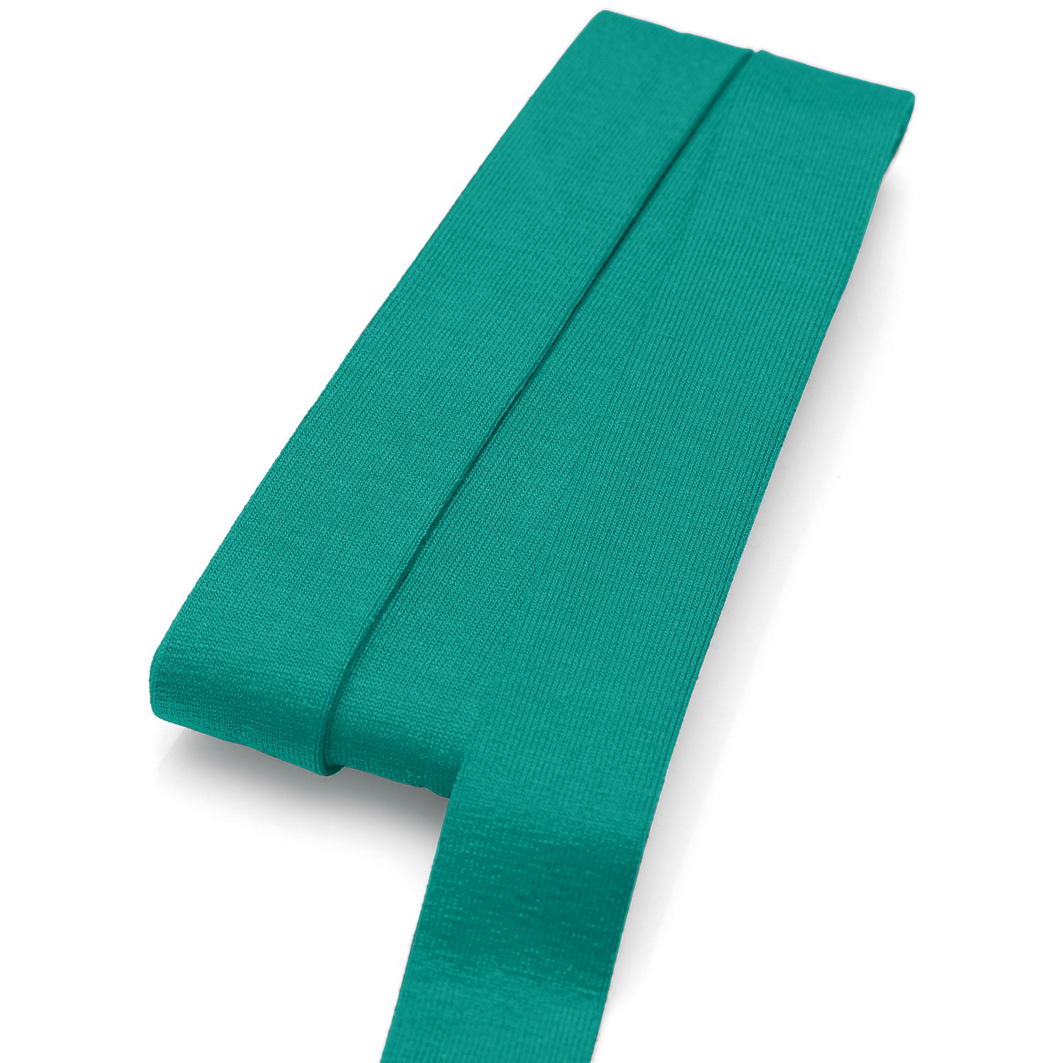 buttinette Jersey Einfassband, smaragd, Breite: 2 cm, Länge: 3 m