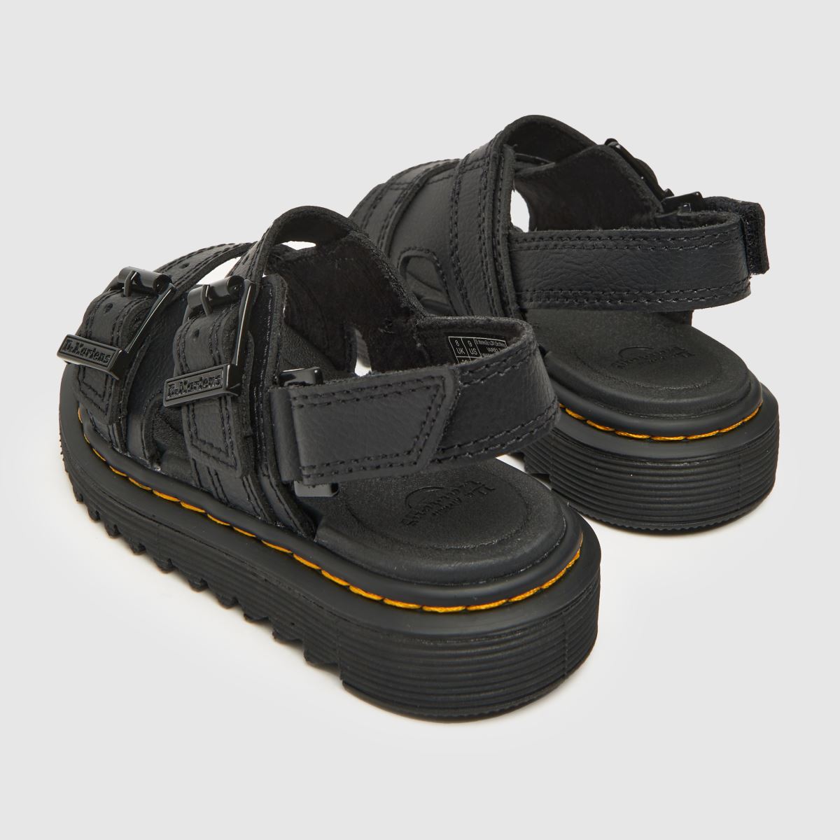 Dr. Martens fekete Varel kisgyermek szandál
