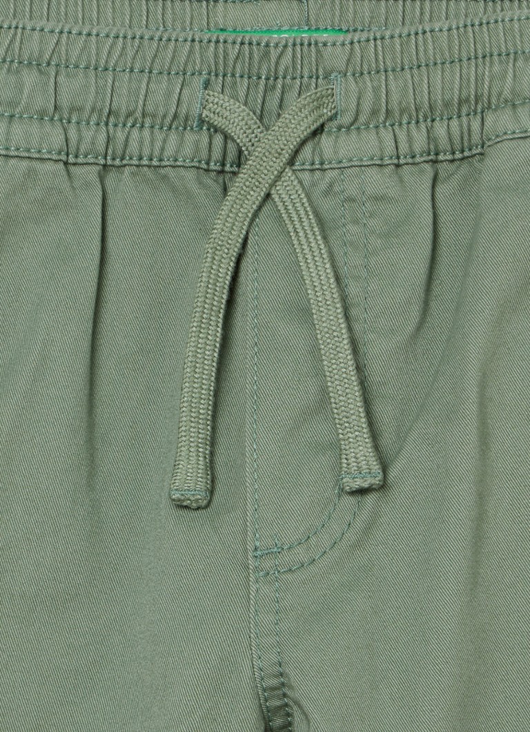 Pantaloni cargo Benetton cu logo brodat