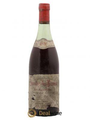 Savigny-lès-Beaune 1er Cru Les Serpentieres Bernard Guyot 1977 - Lot de 1 Bouteille
