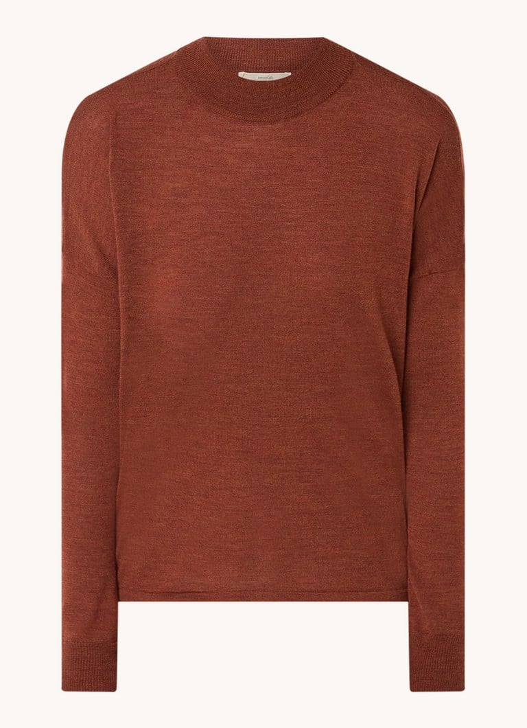 Maglione Sessùn Massa in lana pregiata con collo alto