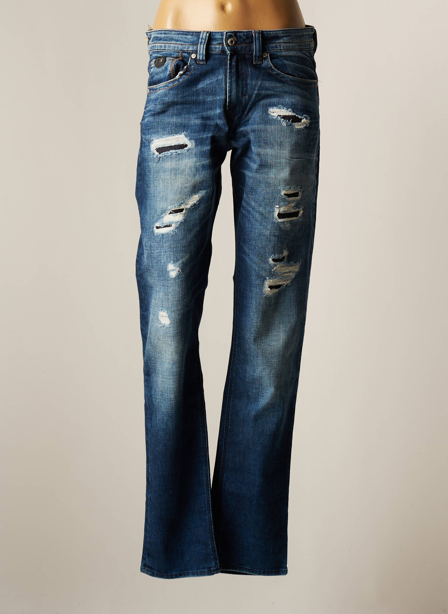 Kaporal Jeans Coupe Slim Femme couleur bleu