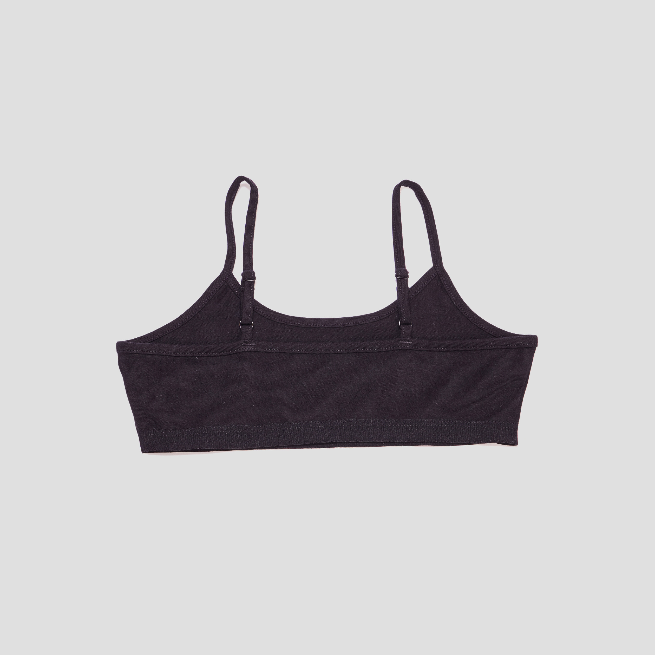 Lot 2 brassières coton noir fille | La Halle