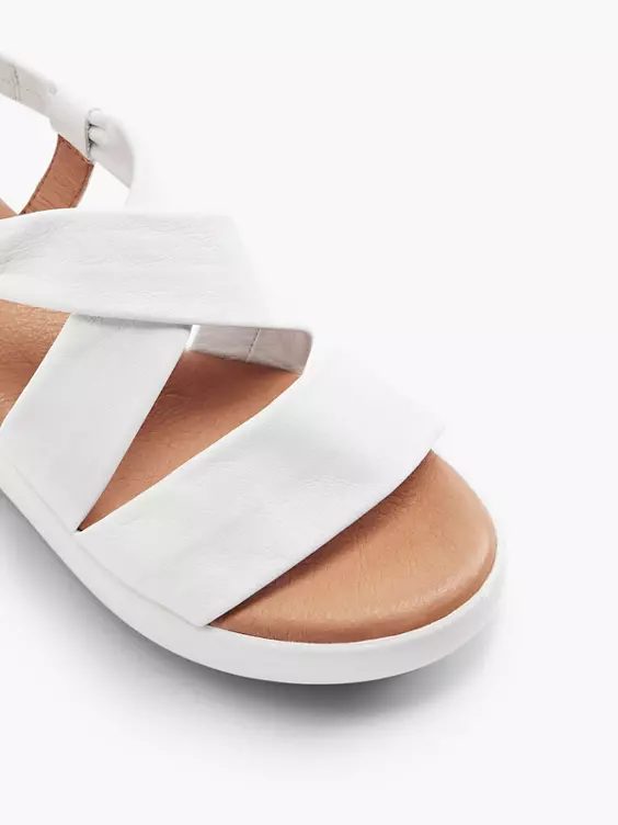 5th Avenue Leder Keilsandalette