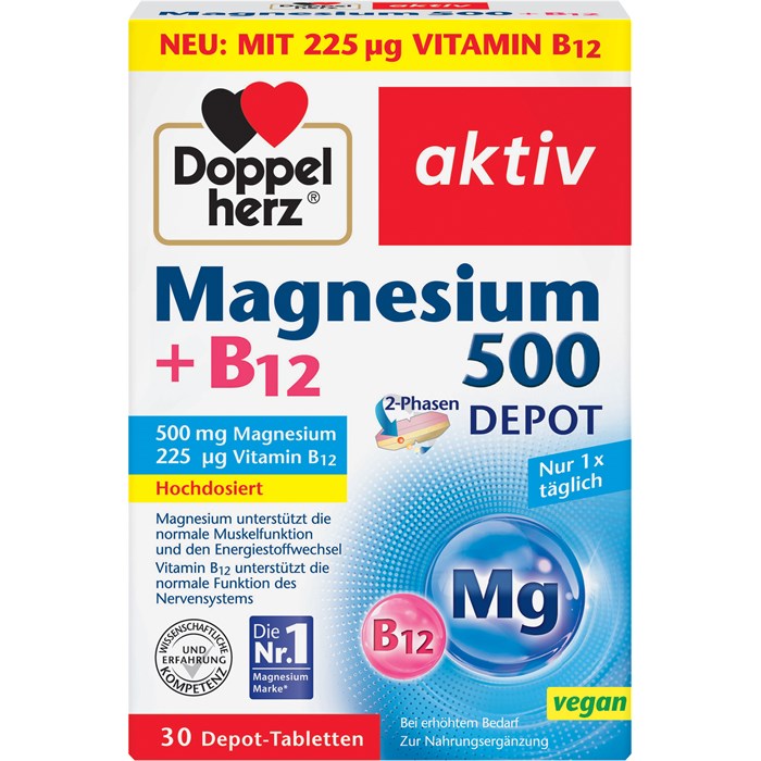 Magnesium 500 + B12 2-Phasen DEPOT