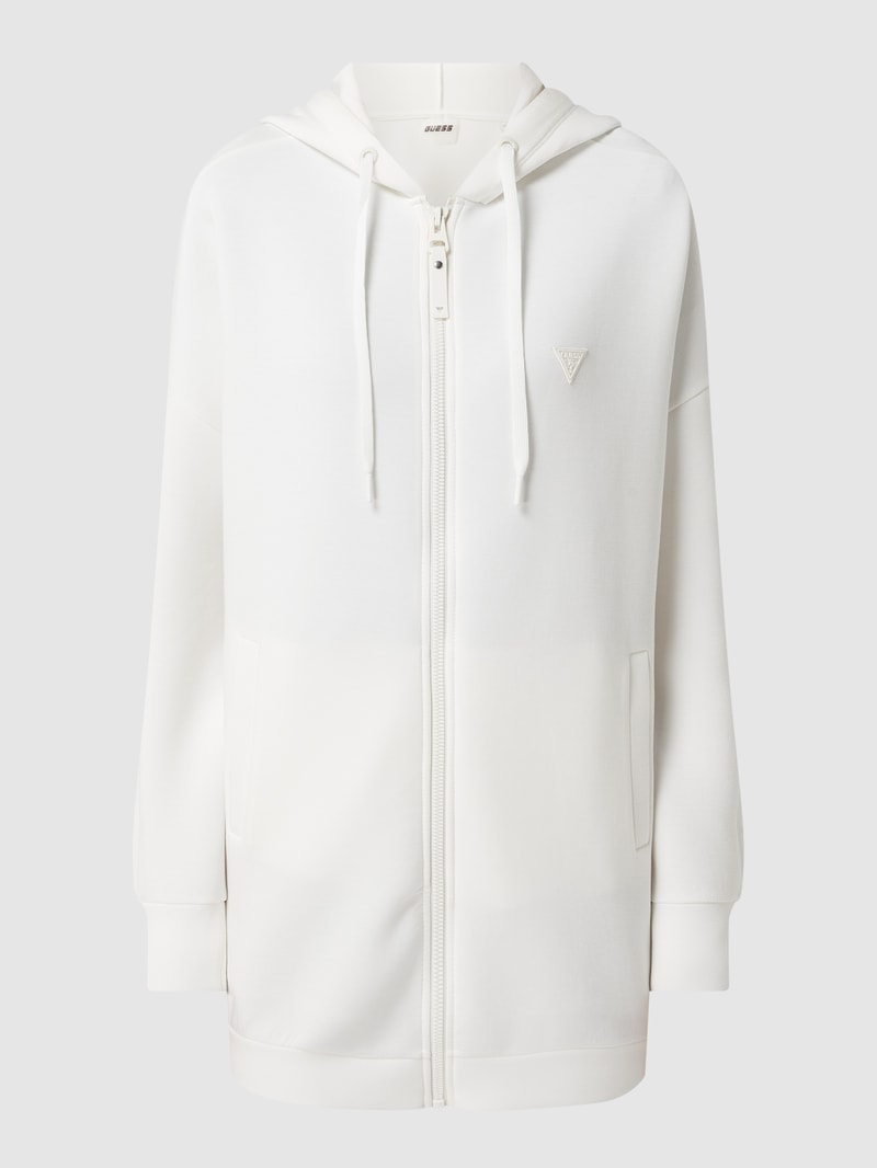 Oversized Sweatjacke aus Scuba Modell 'Allie'  in rosé