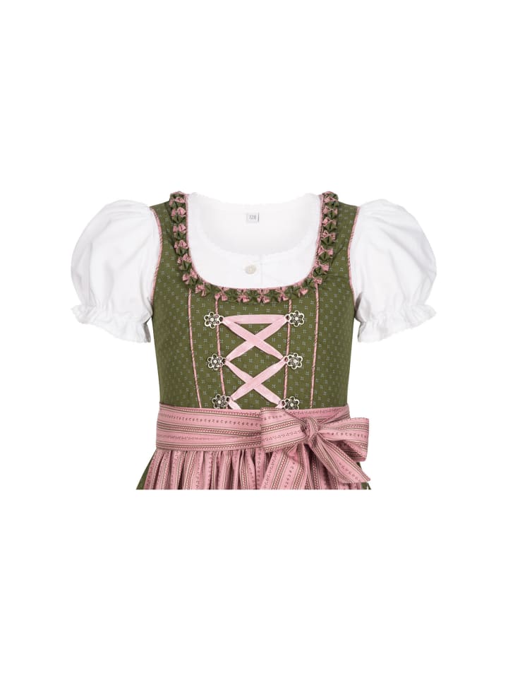 Nübler Kinderdirndl 3-teilig Nabilia in Grün günstig kaufen