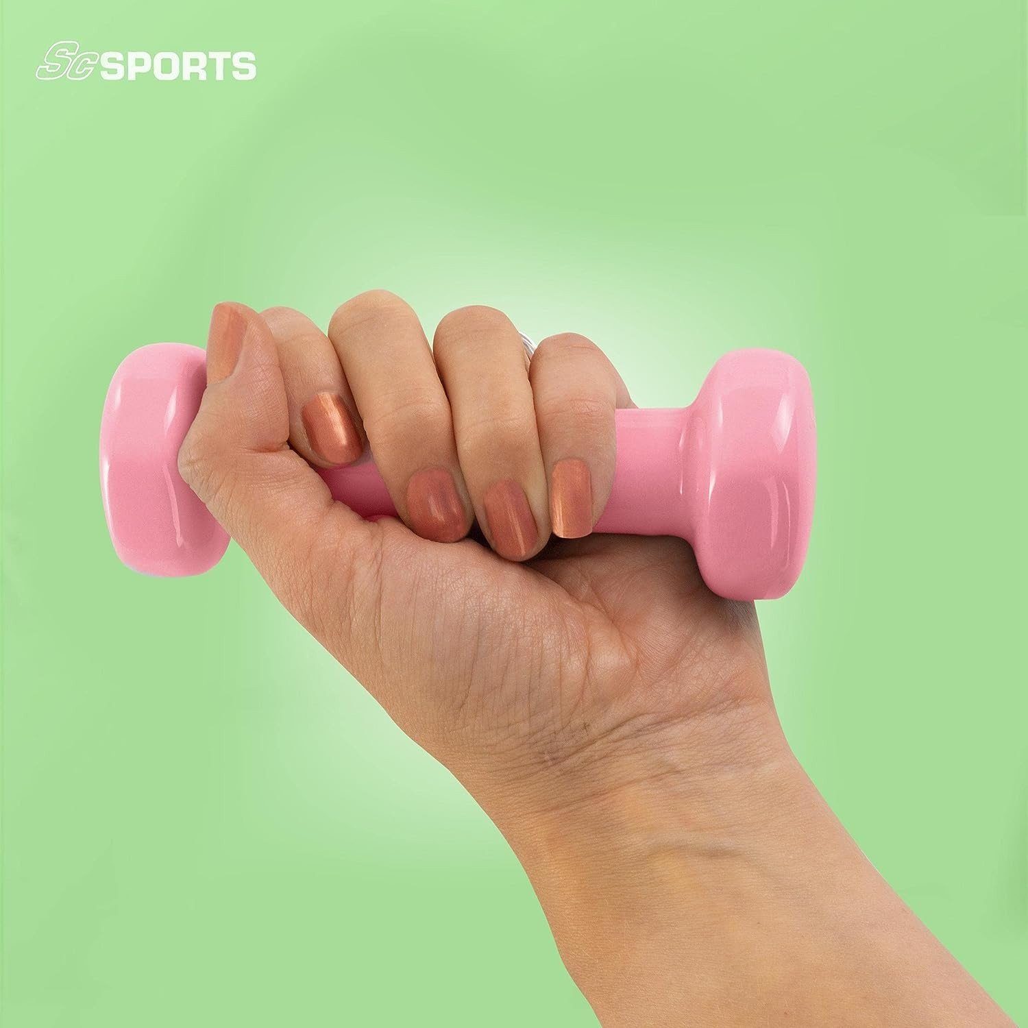 ScSPORTS® Hantel-Set Hanteln Vinyl Kurzhanteln 2er Set 1-10kg Hantelset Fitness Gewichte