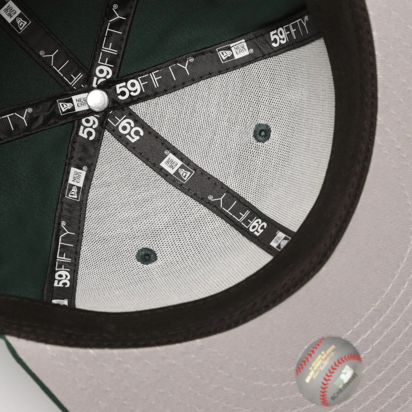 NEW ERA MÜTZE TEAM SIDE PATCH 5950 ATHLETICS OAKLAND ATHLETI Grün