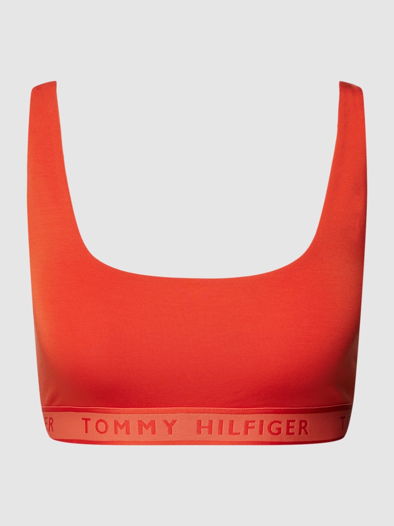 BH mit Square-Neck-Ausschnitt in orange