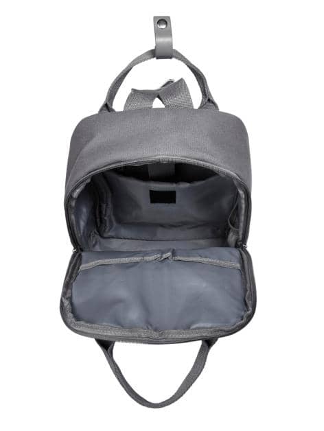 Rucksack mit aufgesetztem Reißverschlussfach