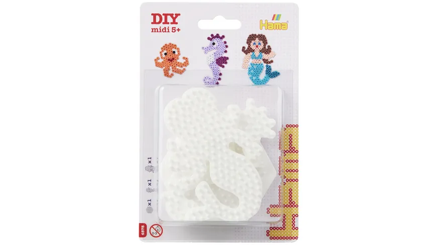 Hama Bügelperlen midi5+ Stiftplatten, geblistert