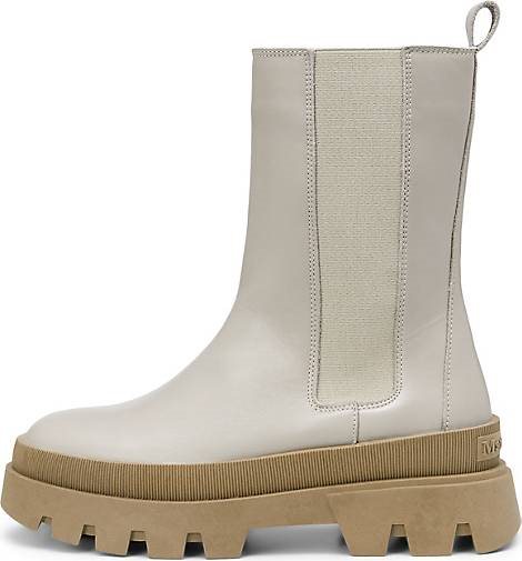 Marc O'Polo Hoher Chelsea-Boot aus glattem Kalbleder