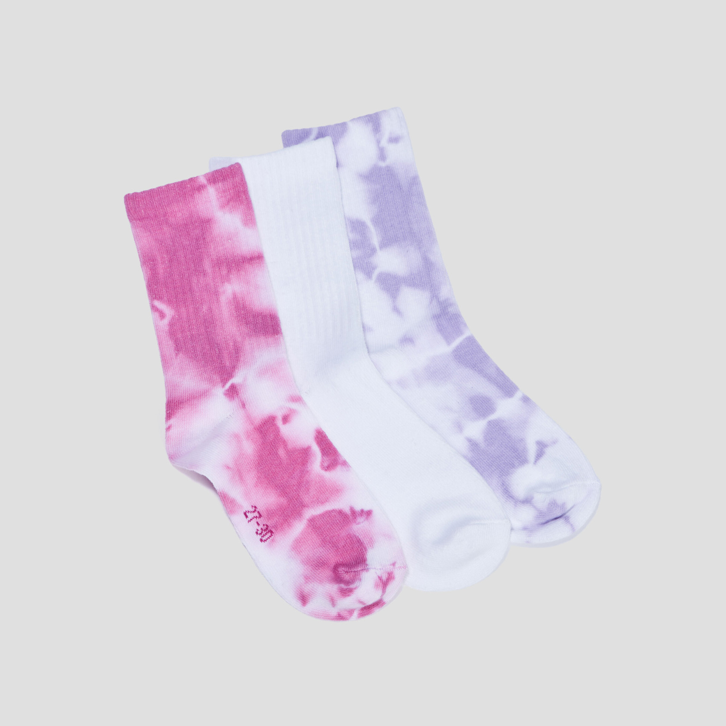 Lot 3 paires chaussettes violet fille | La Halle