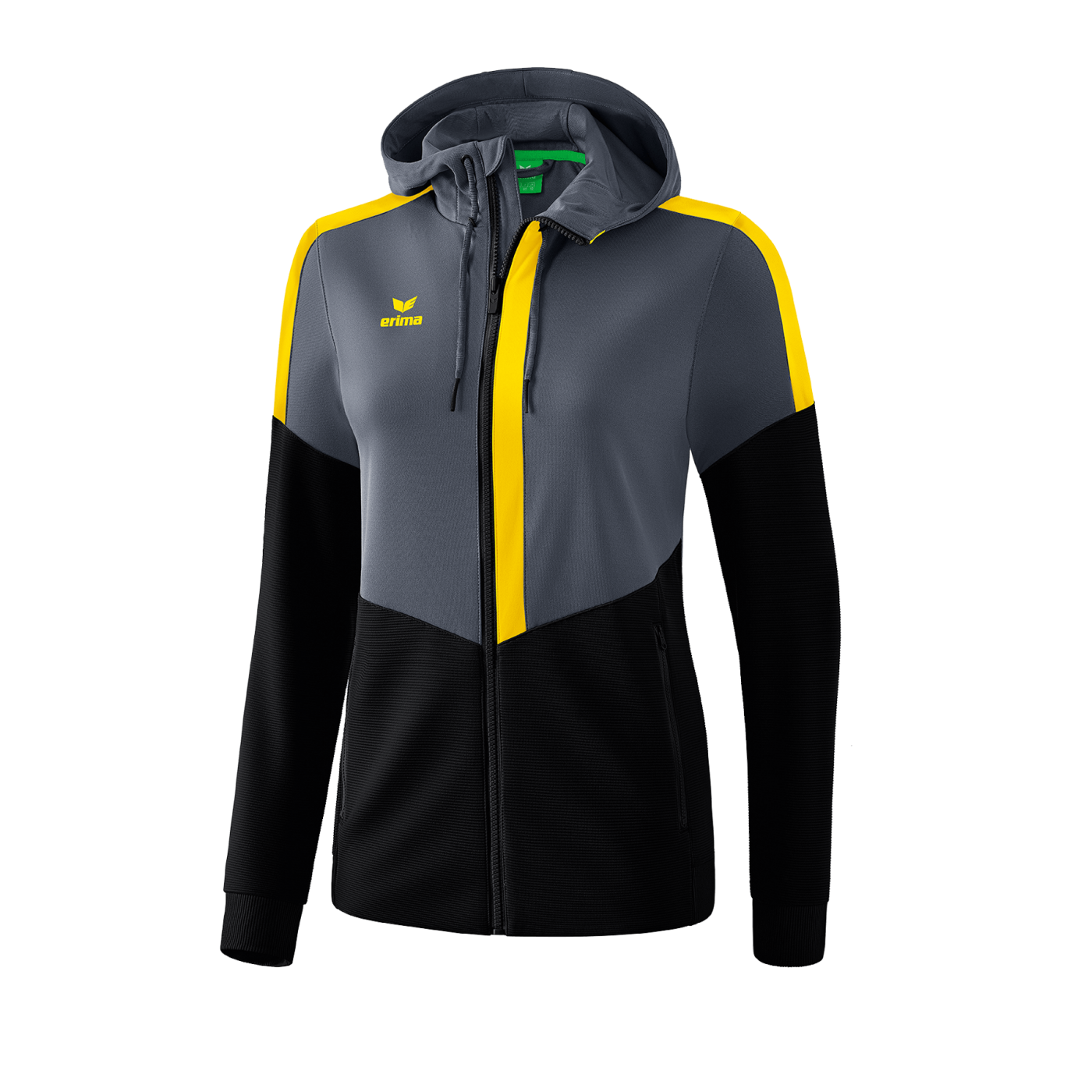 Erima Squad Kapuzen-Trainingsjacke Damen Grau