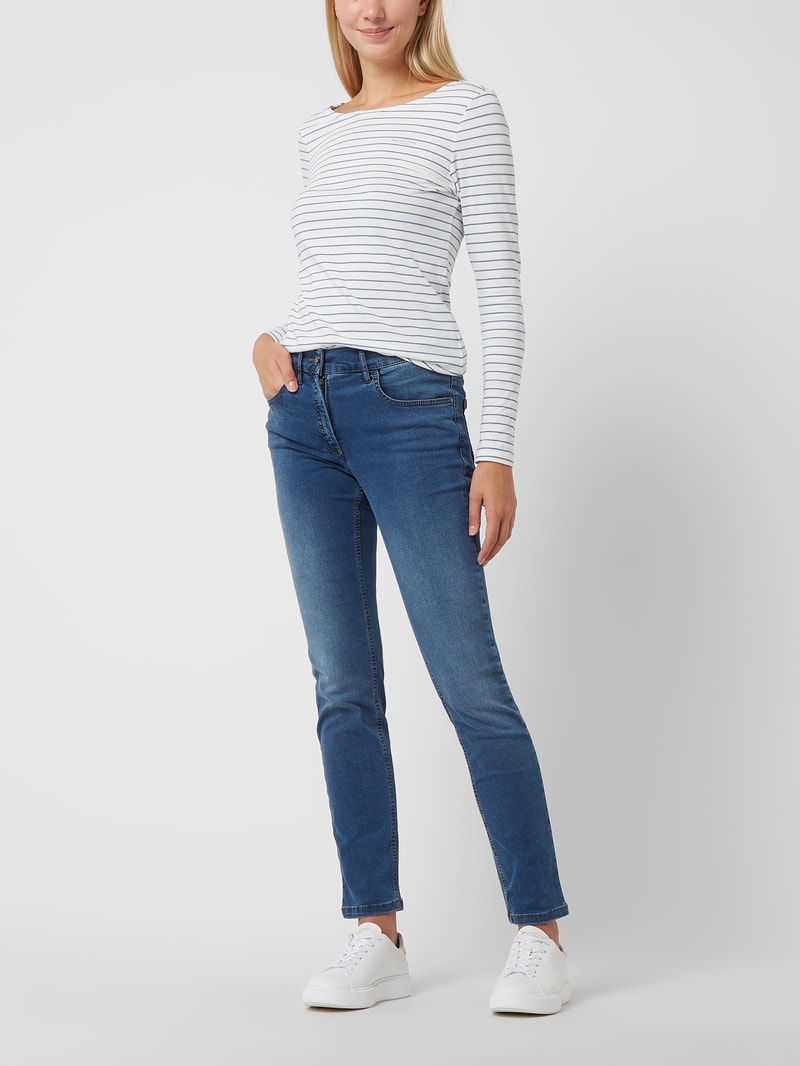Jeans mit Stretch-Anteil Modell 'Twigy' in blau