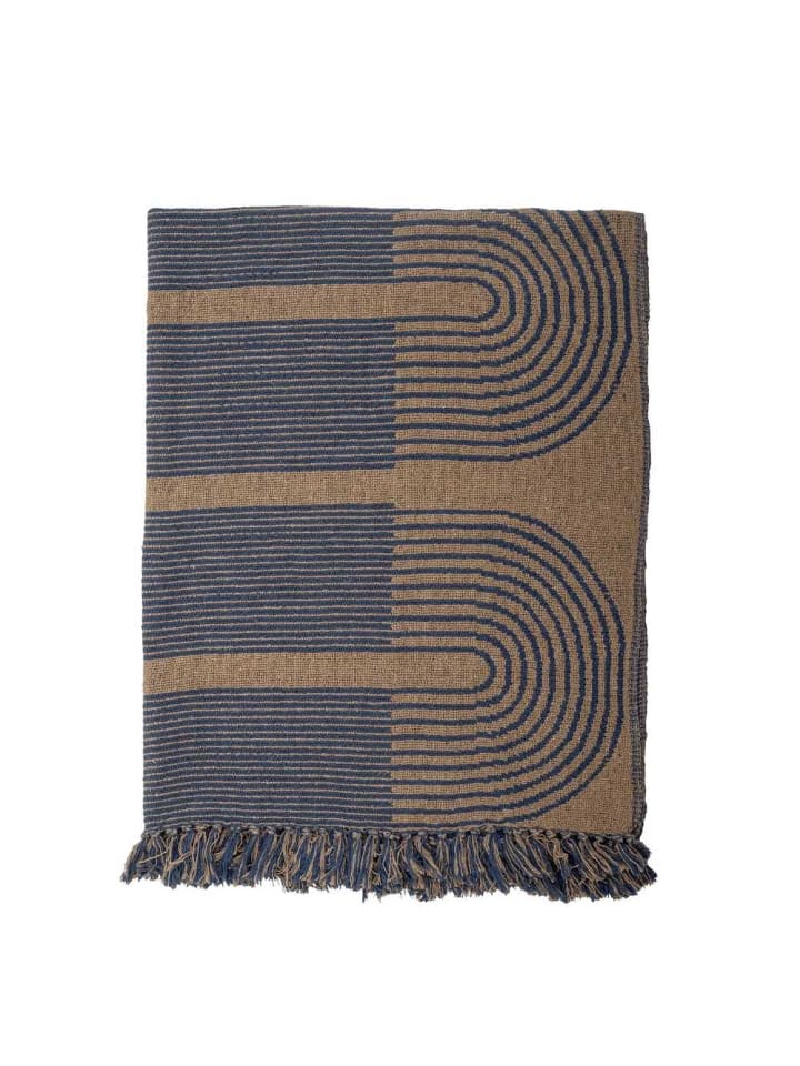 Bloomingville Decke TIFFANY Blau 160x130 cm günstig kaufen onesize