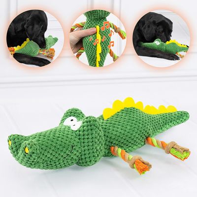 Doglove Hundespielzeug Krokodil