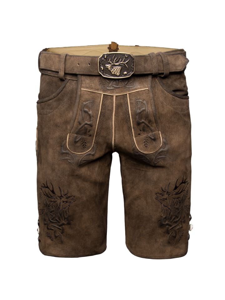 Spieth & Wensky Lederhose Nercel in braun günstig kaufen