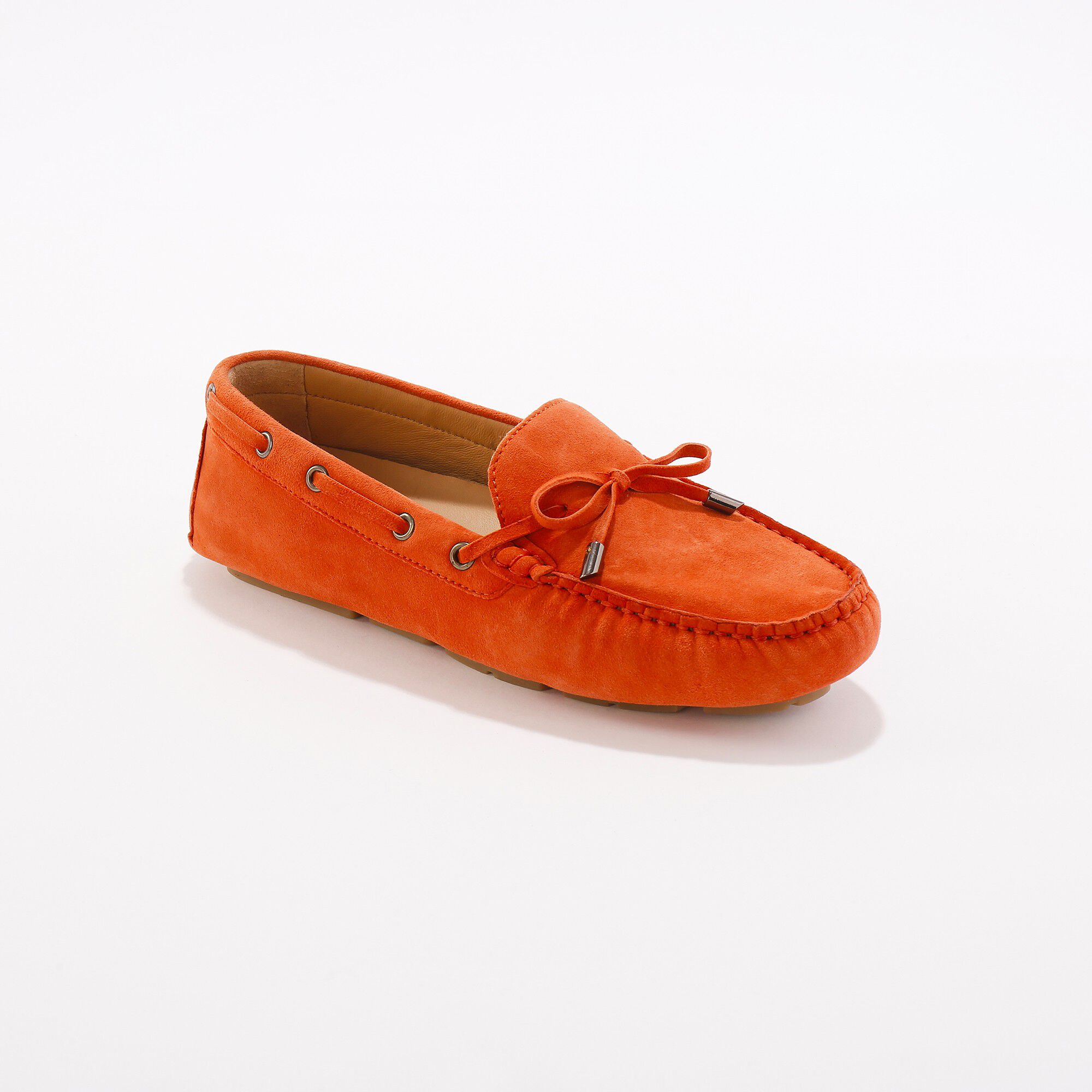 Mocassins en cuir ultra-souple à liens