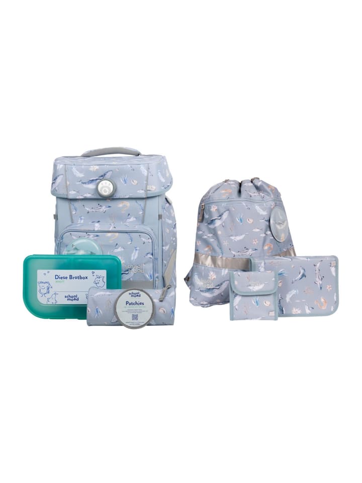 SCHOOL-MOOD Champion Maxx Schulranzen-Set in Aqua günstig kaufen onesize
