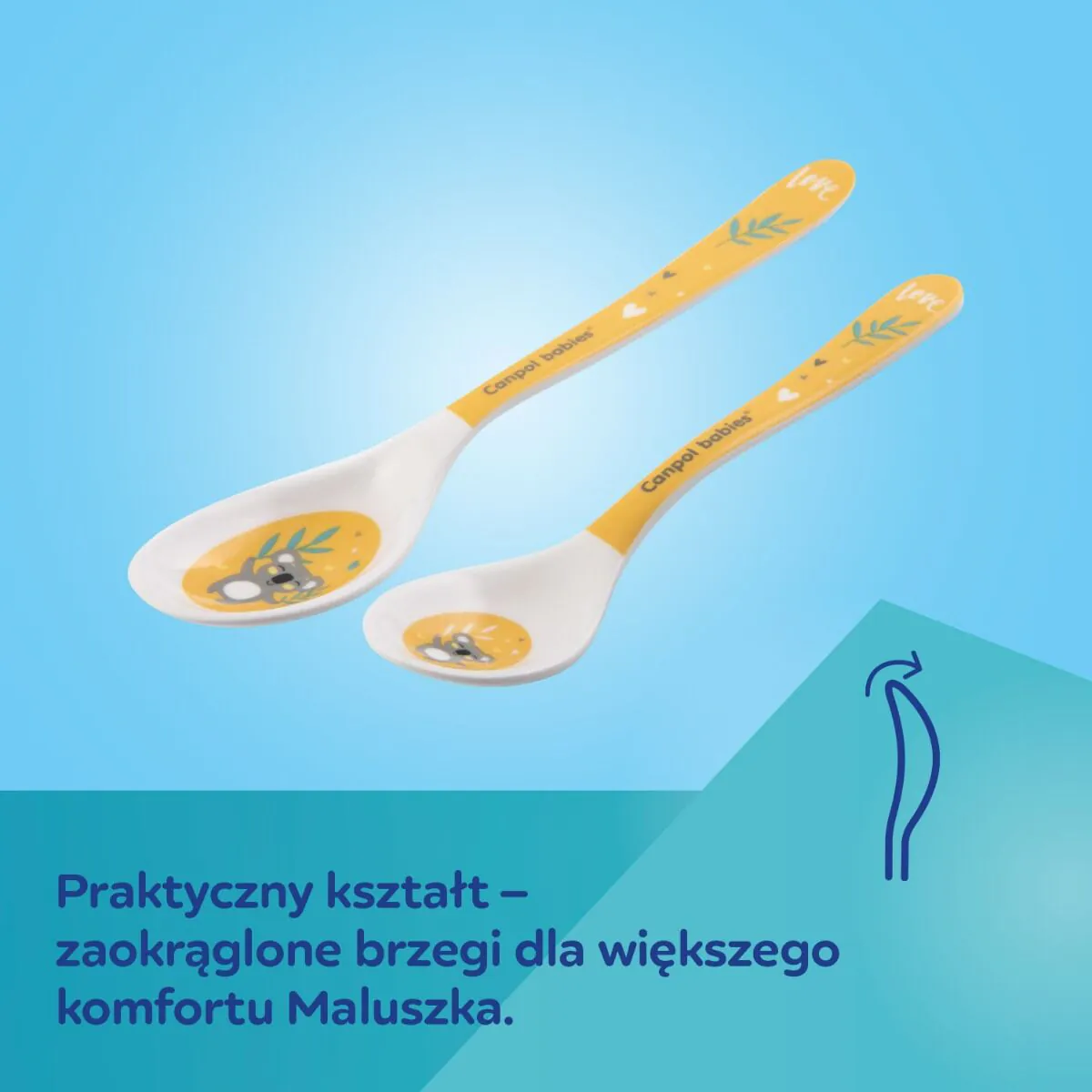 „Canpol“ egzotinių gyvūnų melamino šaukštelių rinkinys