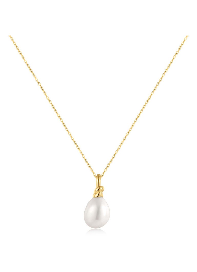 Ania Haie Pearl necklace M gold plated