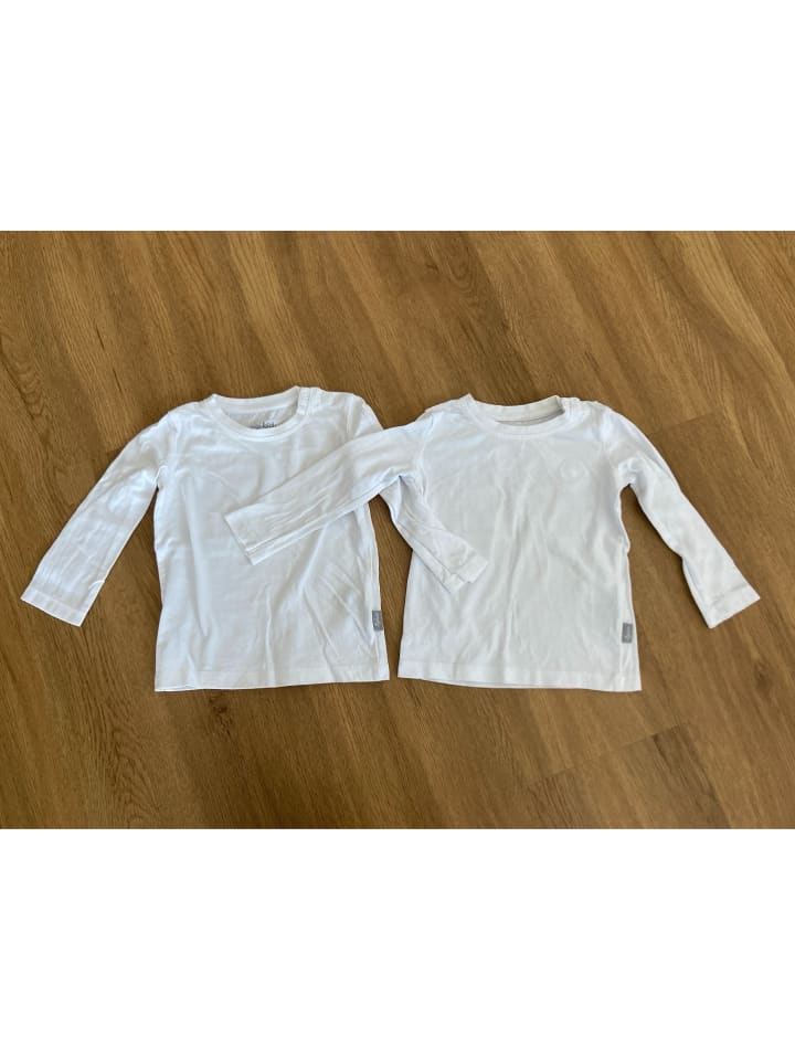 Sigikid Langarmshirt in Weiß Doppelpack günstig kaufen 80